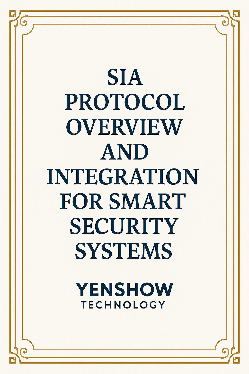 📘《SIA 通訊協定簡介與智慧安防系統整合應用》