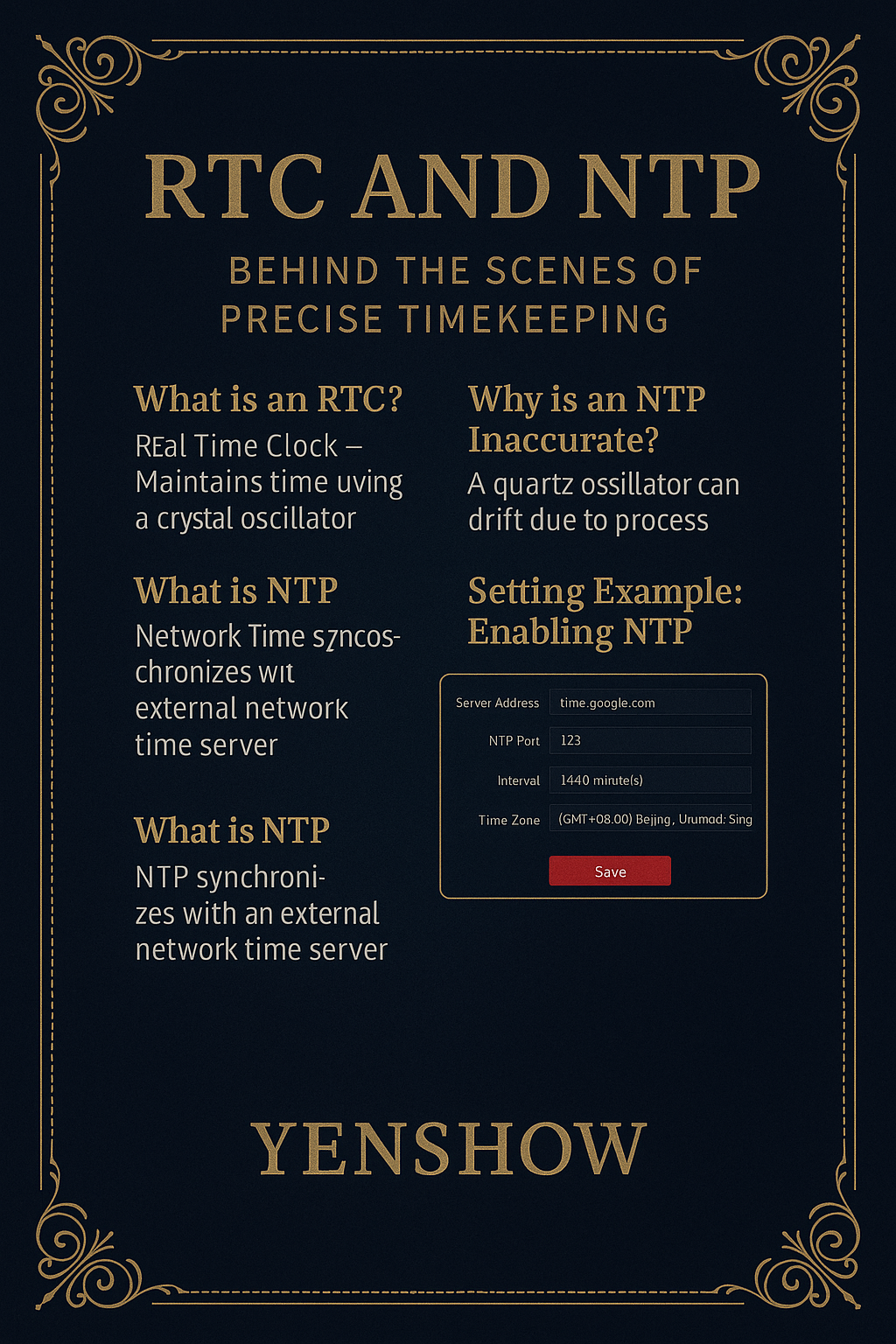 RTC 與 NTP：讓時間更準確的幕後功臣— 遠岫科技技術專欄