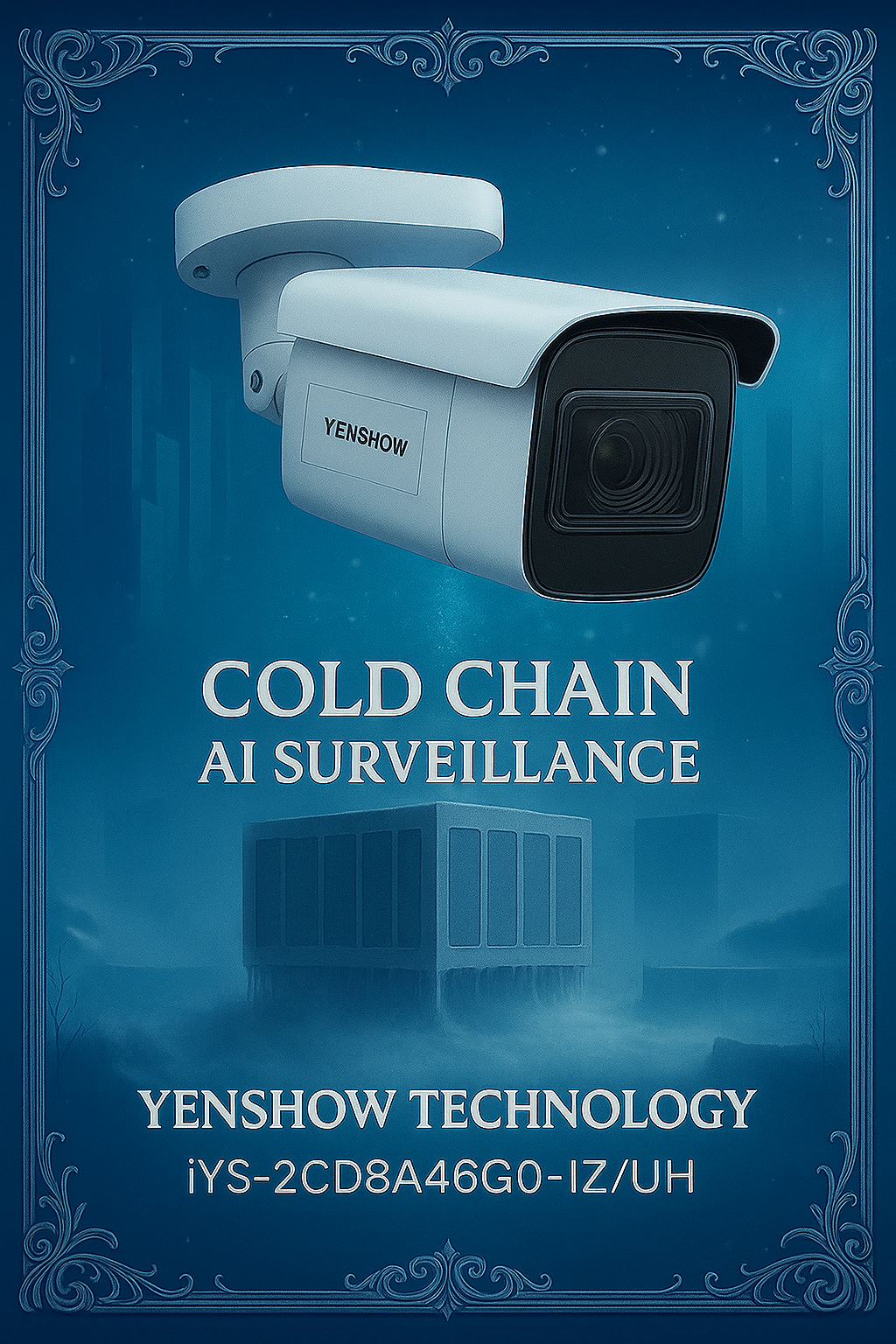 低溫智慧攝影機 iYS-2CD8A46G0-IZ/UH,全面對應食品冷鏈新法規!