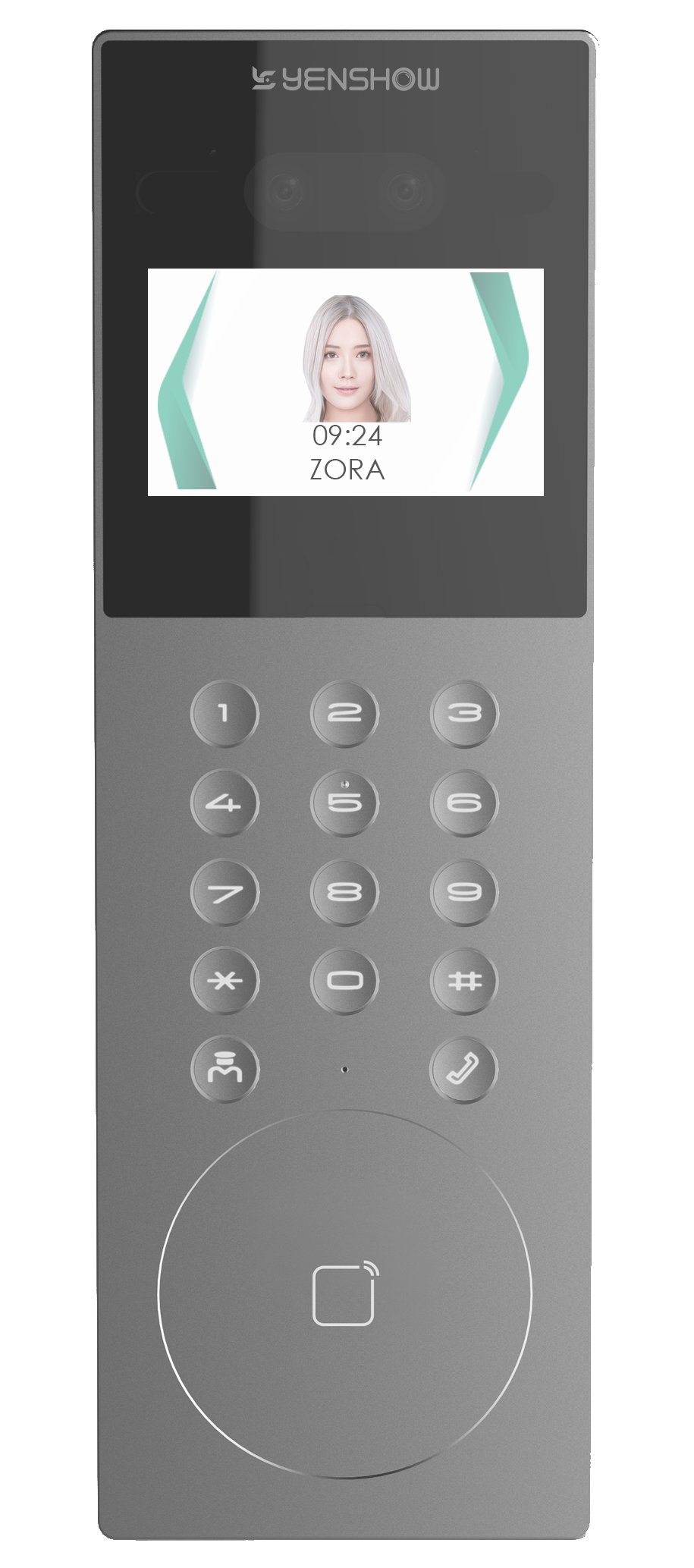 4.3吋螢幕/按鍵式人臉識別門禁機