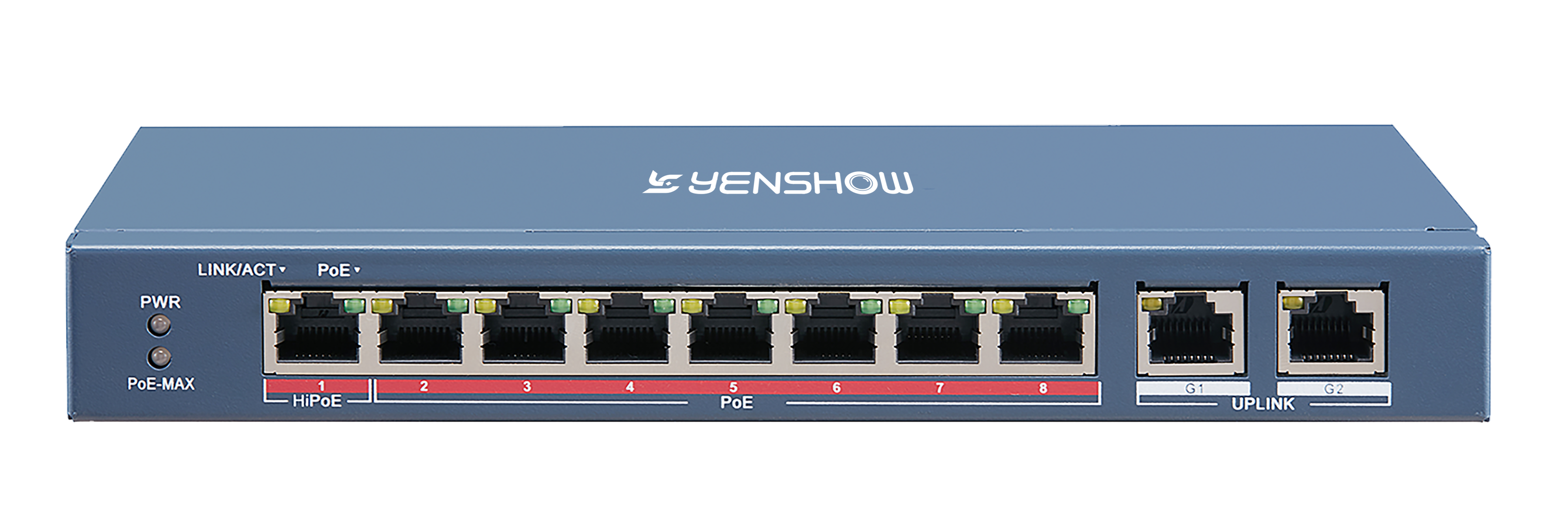 8 路 100 Mbps 遠程非管理型 PoE 交換機